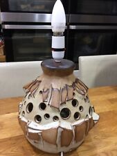 Vintage Shelf Pottery Halifax Brutalist Table Lamp 70's Large