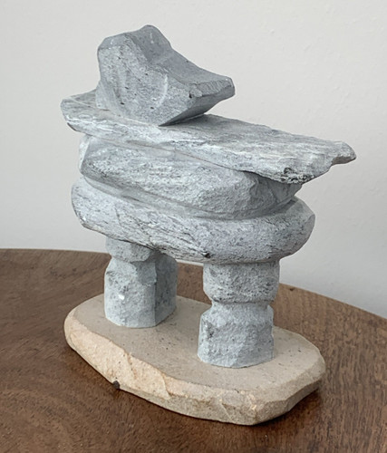 Mid century carved soapstone - mid,