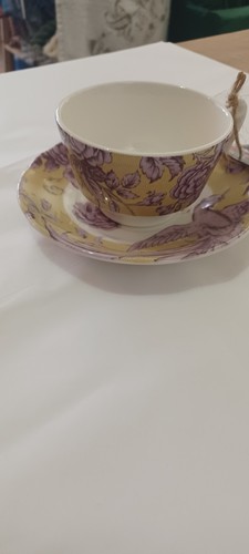 Spode kingsley ochre teacup - spode,