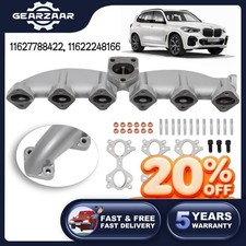 FOR BMW X5 X3 E46 E39 E60 E53 E83 2.5 3.0 M57 CAST IRON EXHAUST MANIFOLD &GASKET