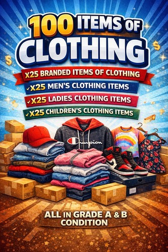 Wholesale clothing bundle x100 - clothing,