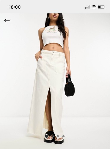 Miss selfridges white denim - selfridges,