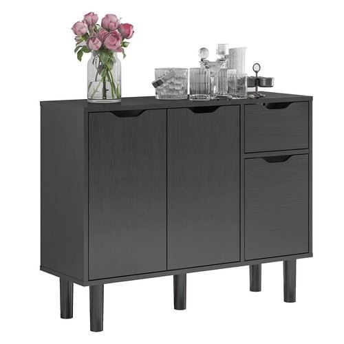 Wooden sideboard living room - sideboard,