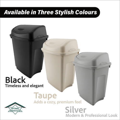 Plastic swing top bin waste - top,