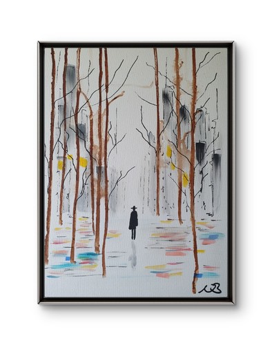 Original minimalist forest - original,