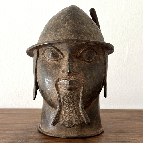 Benin bronze portuguese - bronze,