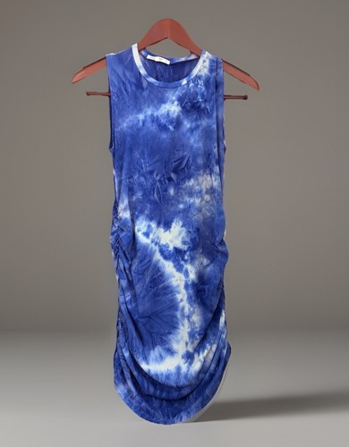 Antistar blue tie - dye, ruched