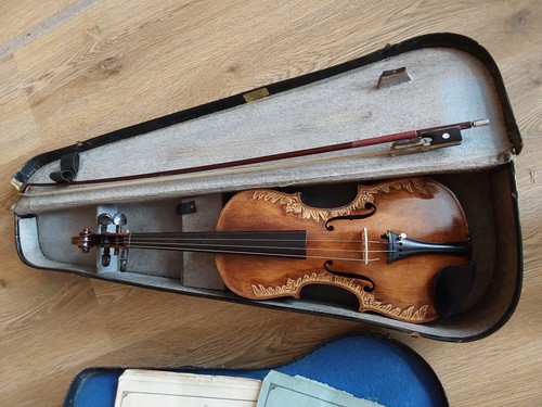 Antique stradivarius violin - antique,