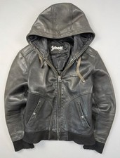 Schott Black real leather