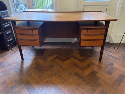 Danish teak desk - danish,