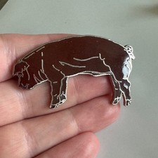Large vintage duroc - vintage, pig