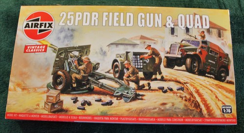 Airfix pounder field - 25, gun