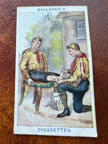 Gallaher cigarette card boy - card,