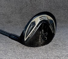 JOHN LETTERS - R/H CLUB - X STIFF FLEX ALDILA SHAFT - MM TOUR BLACK - 3 WOOD