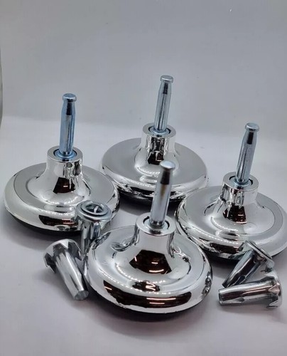 Chrome feet bed legs - chrome,
