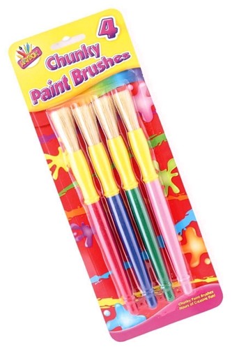 Pcs chunky paint brushes - pcs,