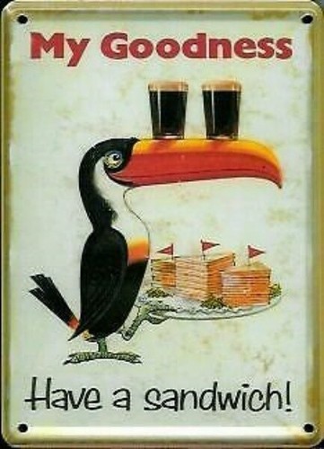Guinness sandwich miniature - guinness,