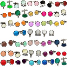 Mens Premium Cufflinks Plain