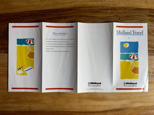 Midland bank travel leaflet - bank,