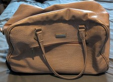 Claire Langford Salmon Pink Overnight Luggage Weekend Bag