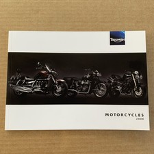 Triumph Motorcycle 2008 Range - 65 page brochure