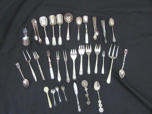 Mixed lot vintage silver - mixed,