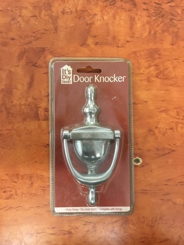 Silver door knocker 15cm - silver,