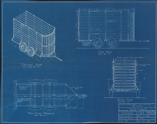 1949 tandem stock trailer - 1949,