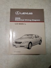 2008 Lexus LS 600H L EWD Electrical Wiring Diagram manual EM05AOU USED