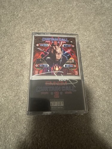 Signed eminem curtain call - signed, 2