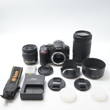 Nikon D5600 with 18-55mm and