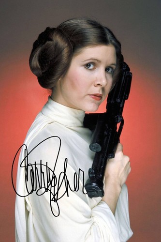 Carrie fisher signed - carrie,