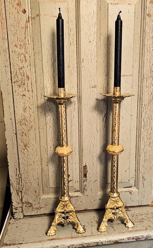Gothic pair original brass - gothic,