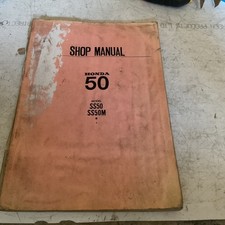 Honda Ss50 Ss50m Shop Manual