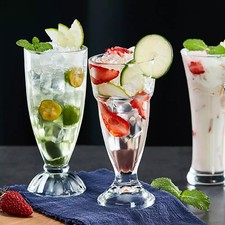 6Pcs Milkshake Glasses Dessert