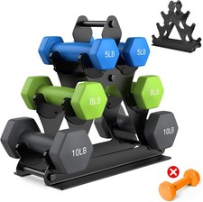 3-Tier Metal Dumbbell Rack