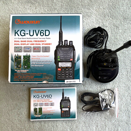 Wouxun uv6d dual band - dual,