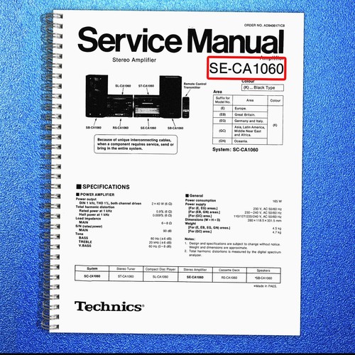 Technics ca1060 stereo - se-ca1060,