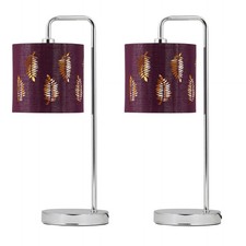 Set of 2 Arch Chrome 46cm