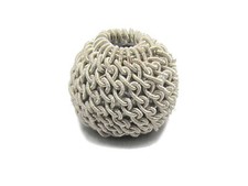 Ball Top Silver crochet