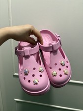 Pink Crocs Mary Jane Style