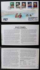 Alderney Stamps: "Past Times -