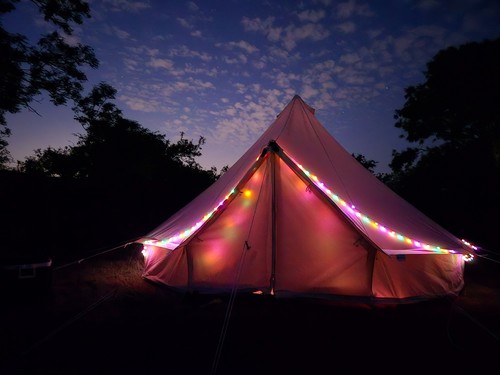 And bell tent hire - 4m,
