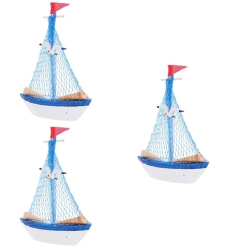 Wooden sailboat model - wooden,
