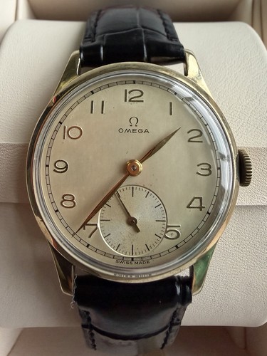 Vintage omega 9ct solid gold - solid,