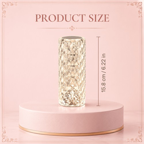 Touch crystal cylinder - crystal,