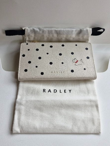 Genuine radley white spotty - white,