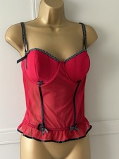 Sunburst sexy sheer red mesh