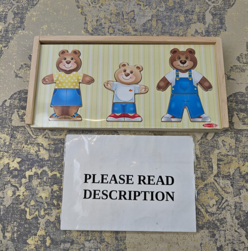 Melissa doug wooden bear - melissa,