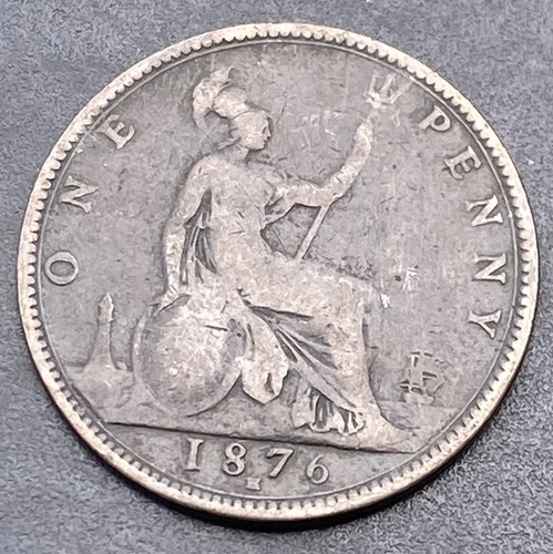 Victoria 1876h penny coin - victoria,